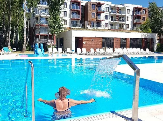 Lägenhet Pomaranczowy Z Basenem,sauna-blisko Morza. Kołobrzeg