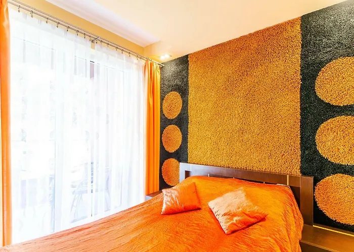 Lägenhet Pomaranczowy Z Basenem,sauna-blisko Morza.